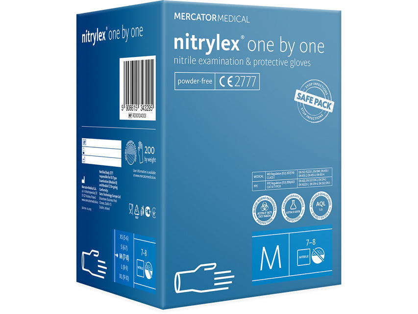 MERCATOR MEDICAL Guanti nitrile Nitrylex Classic One by One