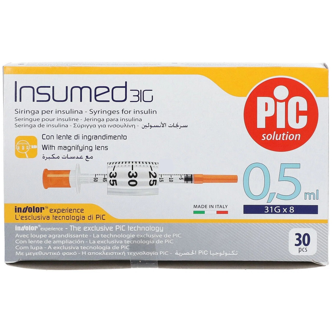 PIC INSUMED-Spritzen für Insulin