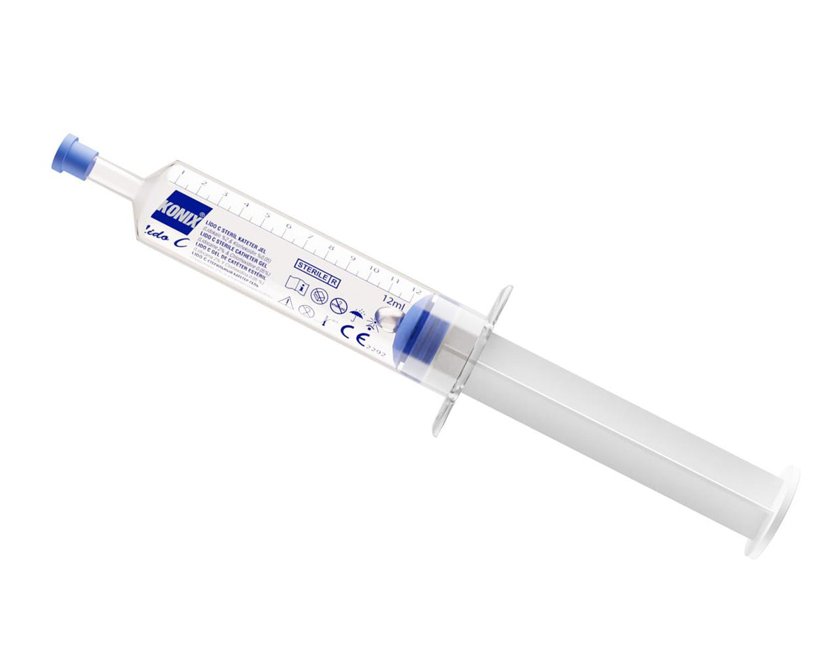 Gel lubrificante cateteri sterile con Lidocaina 2% - 12 ml. - Conf.25 pz.