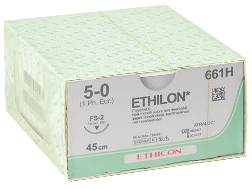 Ethicon Ethilon suture monofilamento non assorbibili in nylon