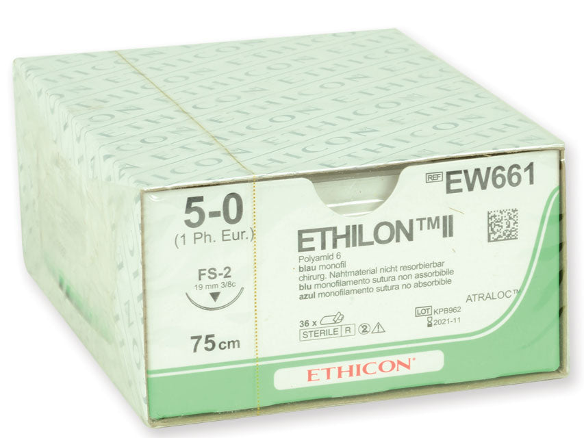 Ethicon Ethilon suture monofilamento non assorbibili in nylon