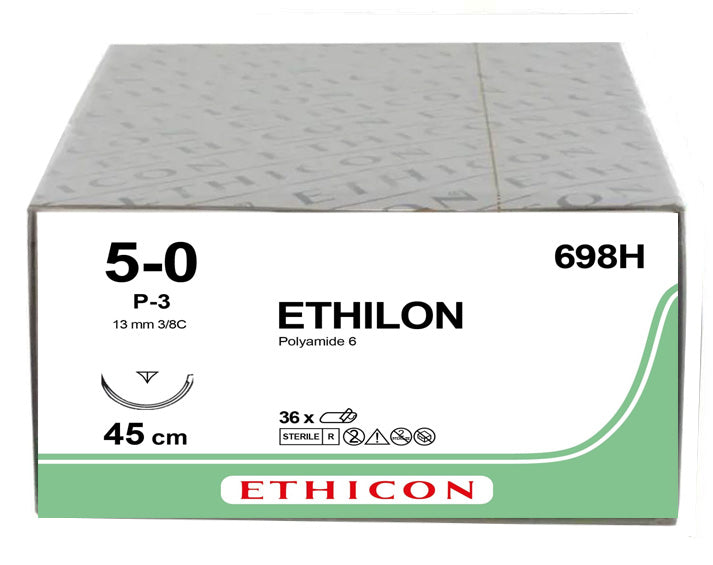 Ethicon Ethilon suture monofilamento non assorbibili in nylon