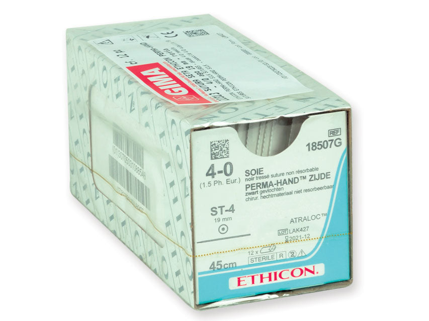 Ethicon Perma-Hand suture in seta