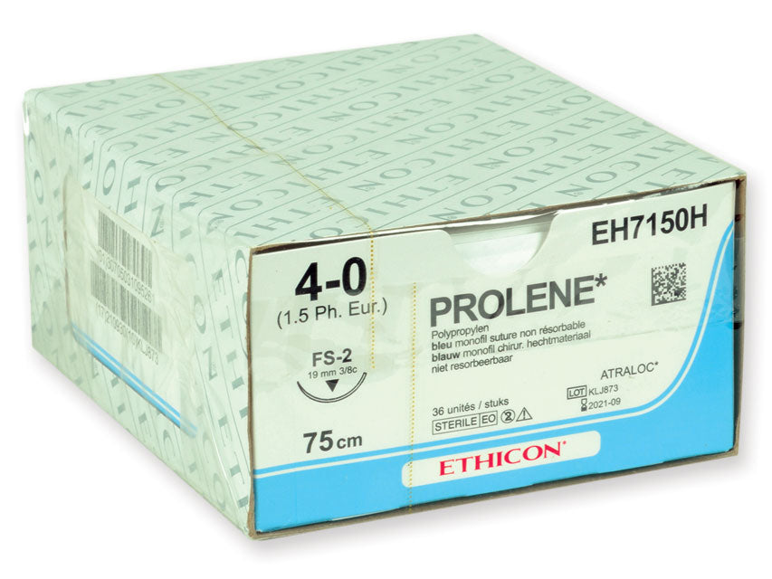 Ethicon Prolene Monofilamentnaht - blauer Faden
