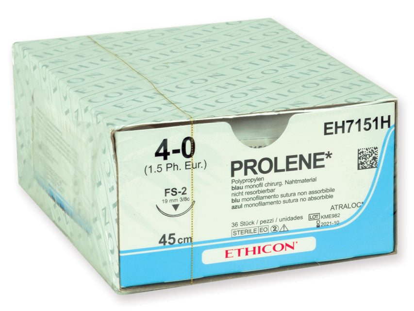 Ethicon Prolene Monofilamentnaht - blauer Faden