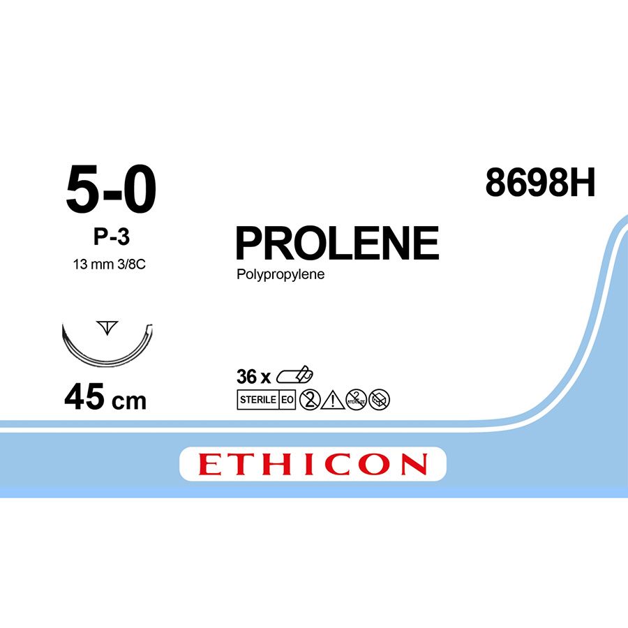 Ethicon Prolene Monofilamentnaht - blauer Faden