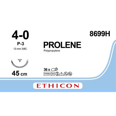 Ethicon Prolene Monofilamentnaht - blauer Faden