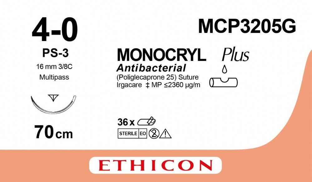 Ethicon Monocryl absorbable suture