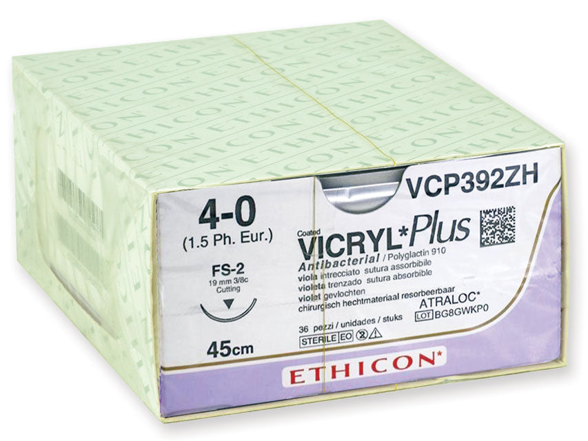 Ethicon Vicryl Plus suture assorbibili