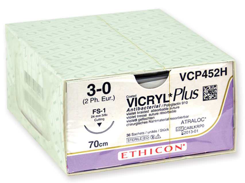 Ethicon Vicryl Plus suture assorbibili