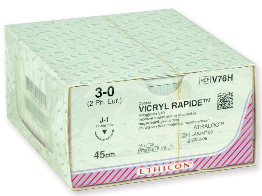 Resorbierbare Ethicon Vicryl Rapid-Nähte