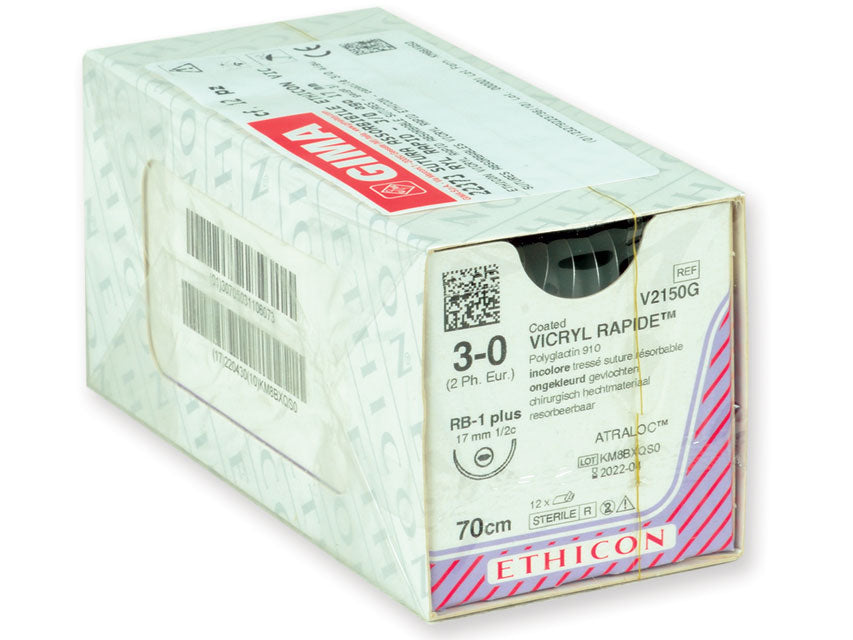 Resorbierbare Ethicon Vicryl Rapid-Nähte