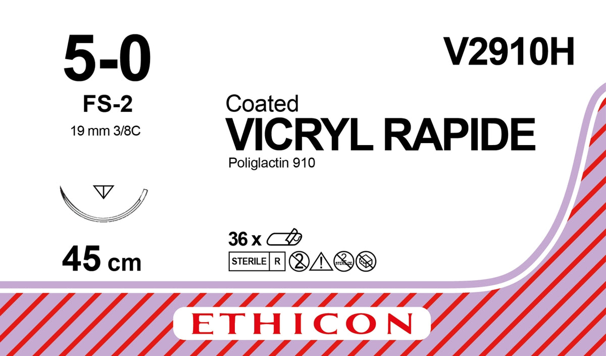 Resorbierbare Ethicon Vicryl Rapid-Nähte
