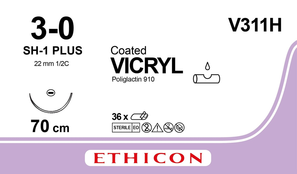 Sutura absorbible Ethicon Vicryl
