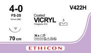 Resorbierbare Naht Ethicon Vicryl - 3/0 Nadel 24 mm - 1 Stk.