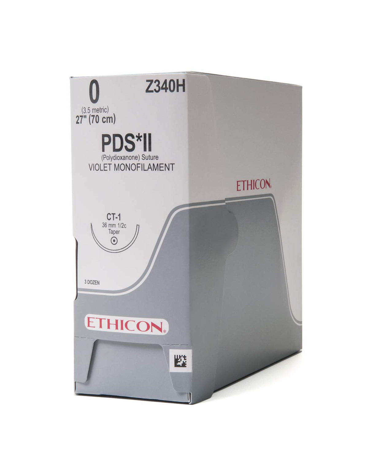 Sutura assorbibile ethicon pds ii - 0 ago 36 mm - conf. 1 pz.