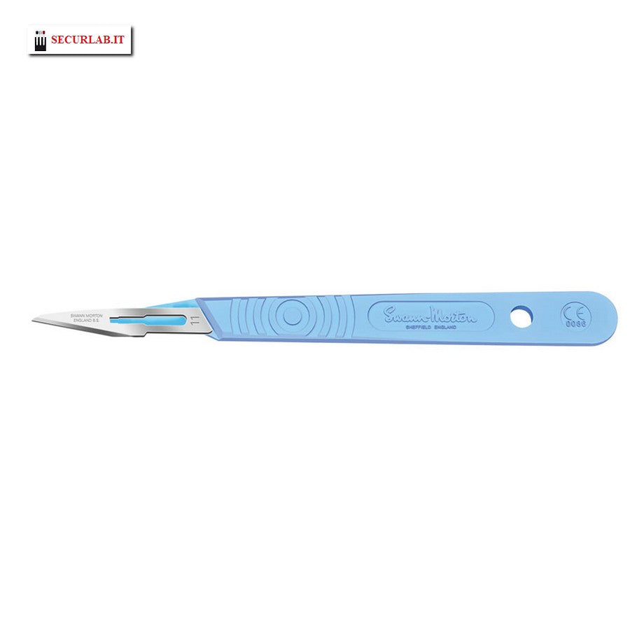 Bisturi swann morton lama inox n.11 - sterile. Conf.10 pz.