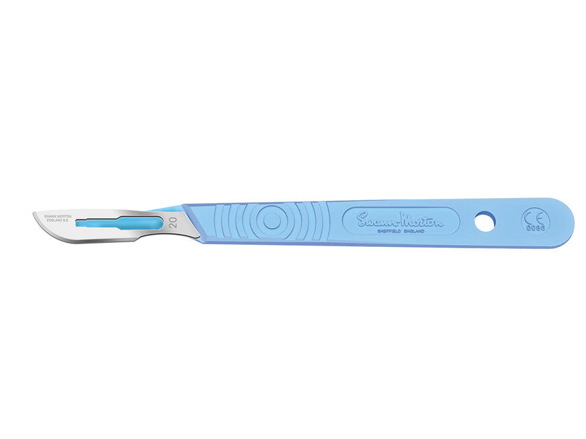 Bisturi swann morton lama inox n.20 - sterile Conf. 10 pz