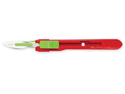 Bisturi di sicurezza swann-morton lama inox n.23 - sterile