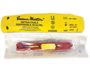 Sicherheits-Klammerentferner mit einziehbarer Klinge s/s - steril, Packung 25 Stk.