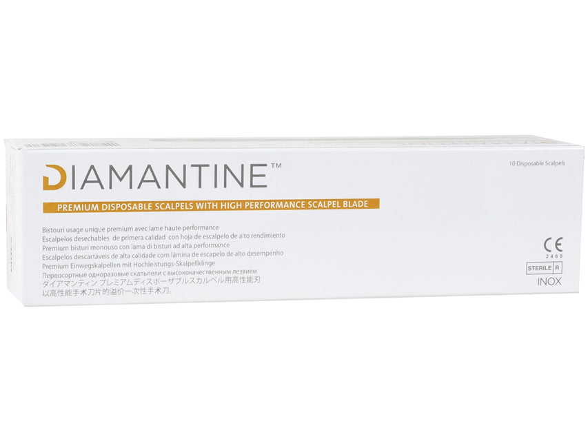 Bistouri diamantine lame inox n°11 - stérile - conf. 10 pcs.