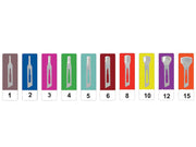 Lama gouge Gima - N. 2 - sterile - Conf.50 pz.