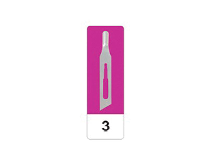 Lama gouge Gima - N. 3 - sterile - Conf.50 pz.