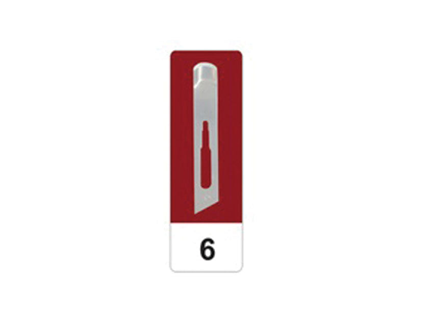 Lama gouge Gima - N. 6 - sterile - Conf.50 pz.