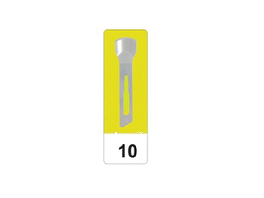 Lama gouge Gima - N. 10 - sterile - Conf.50 pz.