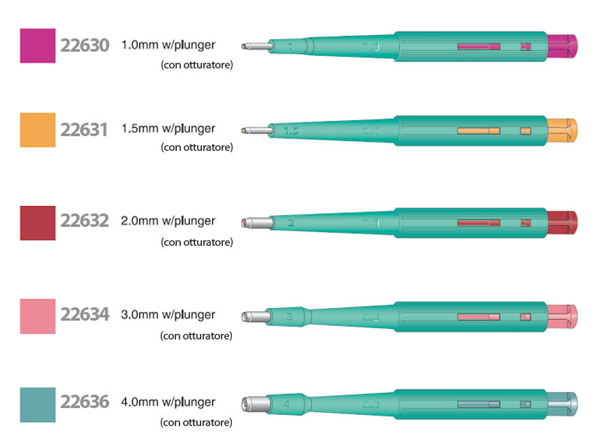 Curette biopsia KAI con otturatore