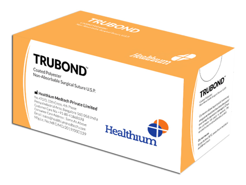 Trubond suture non assorbibili curva 1/2 - filo verde