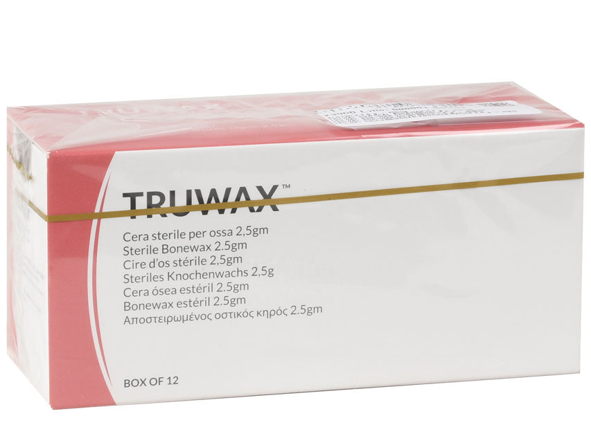 TRUWAX cera ósea estéril quirúrgica de 2,5 g env. de 12 uds.