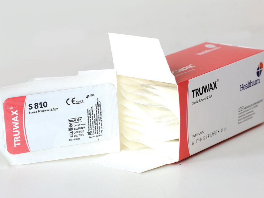 TRUWAX cera ósea estéril quirúrgica de 2,5 g env. de 12 uds.