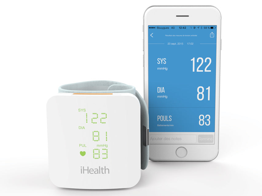 Misuratore pressione da polso iHealth VIEW BP7s - con display