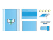 Set ortopedico artroscopia ginocchio - sterile - conf. 8 pz.
