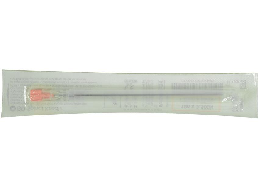 Aghi spinali BD con punta Quincke - 18G × 3,5” - 1,2 × 90 mm - rosa - conf.25 pz.