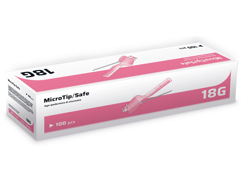 Microtip/Safe safety hypodermic needles - sterile