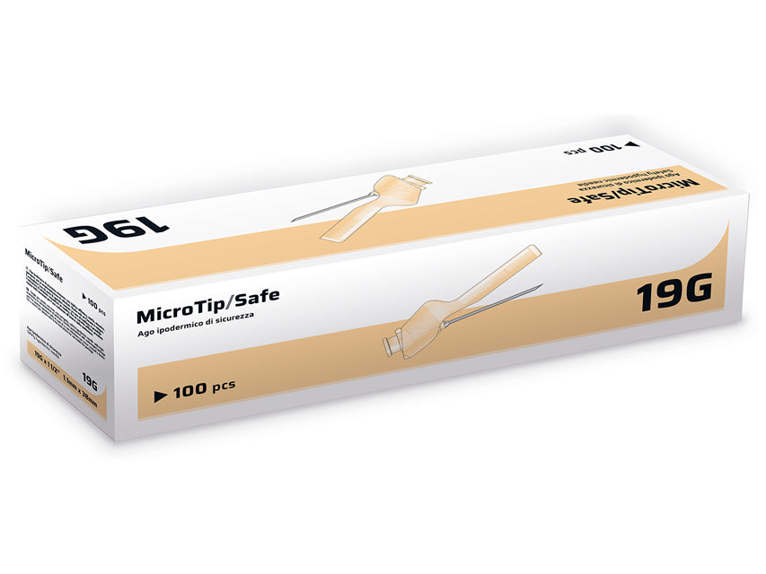 Aghi ipodermici di sicurezza Microtip/Safe - sterile