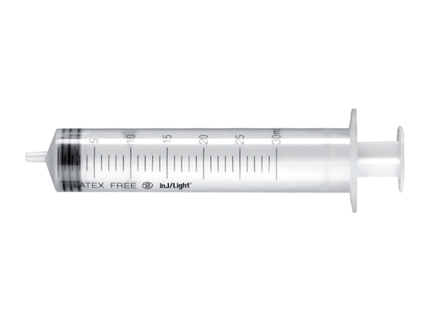 Jeringas Inj-Light con cono Luer excéntrico sin aguja