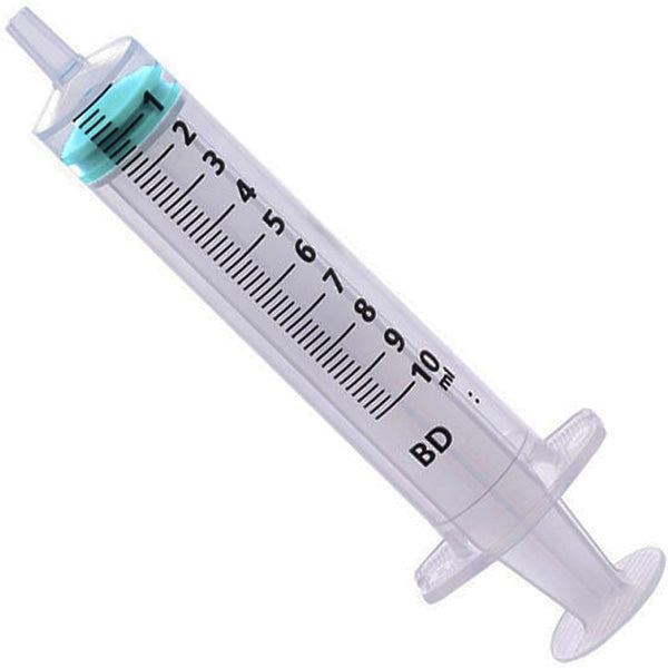 Siringhe BD Emerald 10 ml senza ago - cono Luer centrale - conf.100 pz.