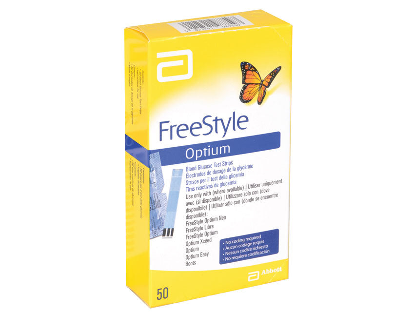 Strisce glucosio Abbot Freestyle  Optium conf. 50 pz.