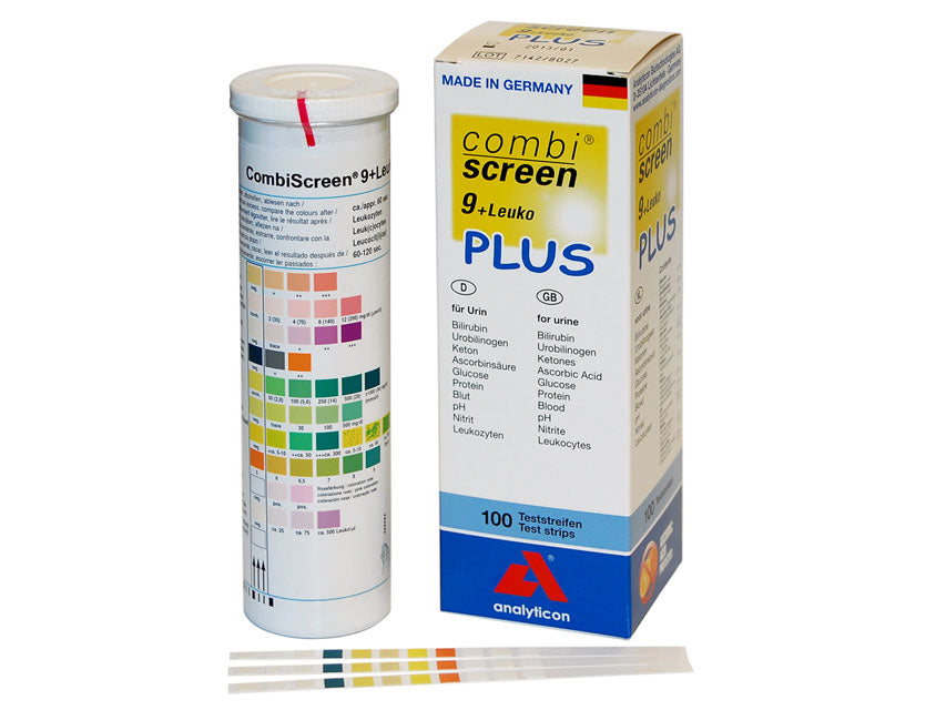 Strisce urine per test visivo Combi Screen 9+LEUKO PLUS - 9+1 Parametri conf. 100 pz