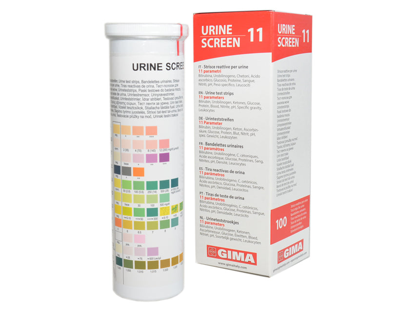 Strisce urina in flacone - 11 parametri - conf.100