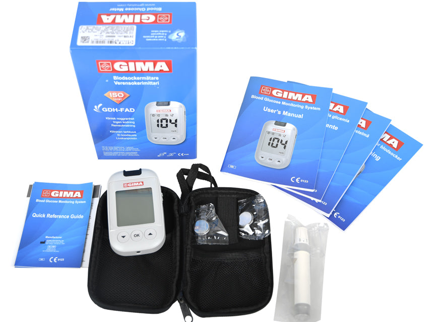 Glucometro GIMA mg/dL solo misuratore