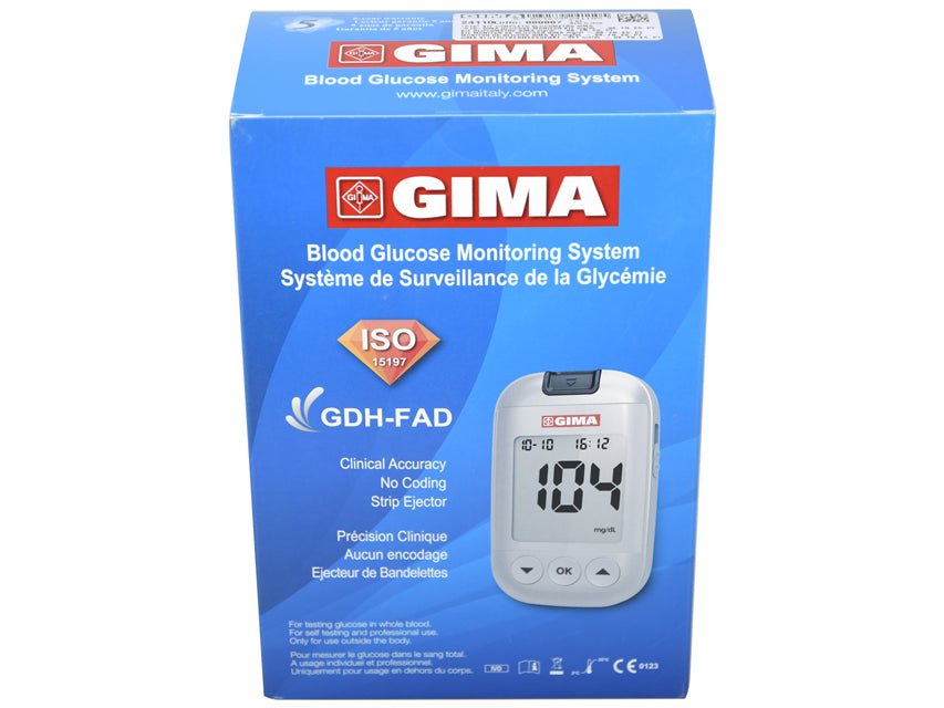 Glucometro GIMA mg/dL solo misuratore