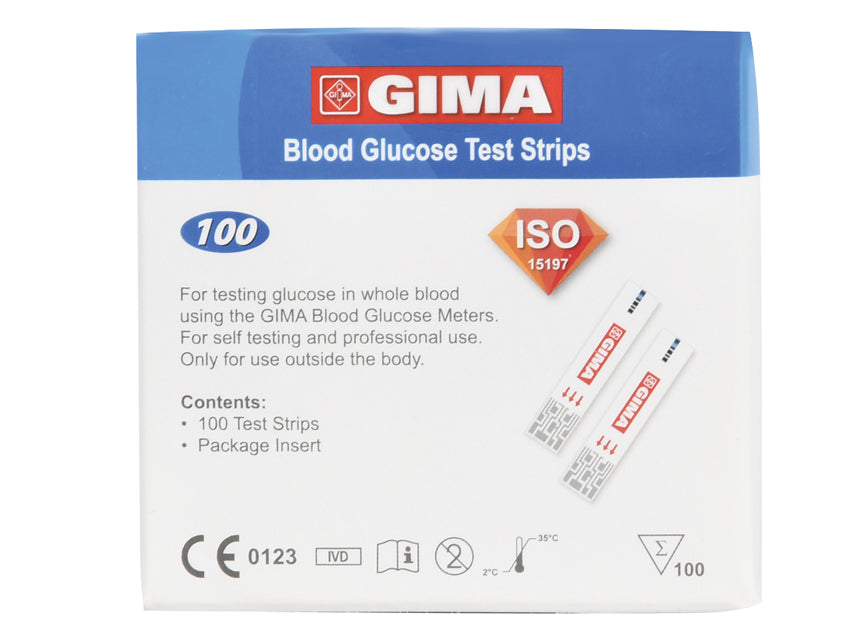 Strisce glucosio per glucometro Gima