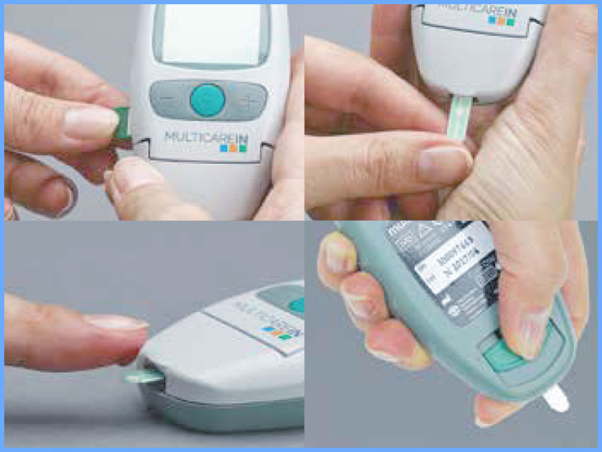 MULTICAREIN - Dispositivo diagnostico per colesterolo trigliceridi e glucosio