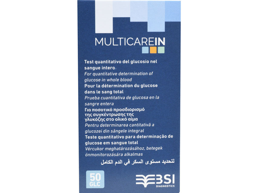 Strisce glicemia per cod. 23965/66/67, 24147/48/49, 24150/51/52/53 - conf. 50 pz.