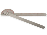 Robinson protractor 180° - stainless steel - 1 pc.