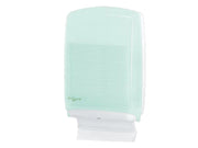 Dispenser for V, W, and Z folded towels